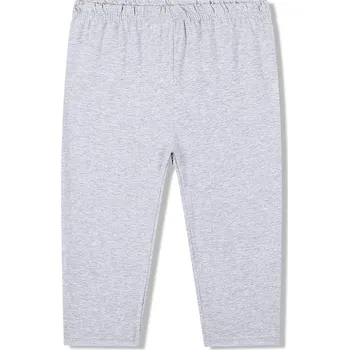 Dívčí 3/4 legíny - KUGO FL1201, světle šedý melír Barva: Šedá, Velikost: 104