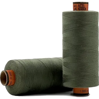 Nit Nitě Amann BELFIL-S 120 1000 m, barva šedozelená