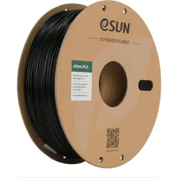 Filament eStars-PLA filament Galaxy Black 1,75 mm 1 kg eSUN