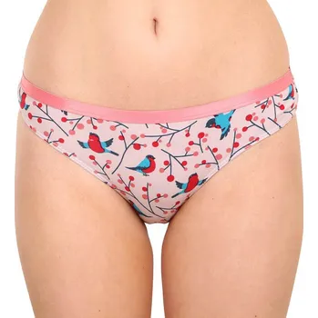 Kalhotky Veselé dámské kalhotky Dedoles Ptáčci v jeřabině (D-W-UN-BB-C-C-919) XL