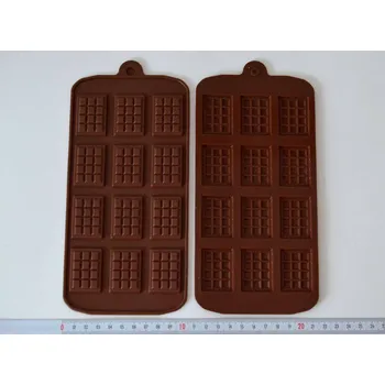 Forma na odlévání Forma pryžová - Tabulky čokolády - 1 plato - 12 ks