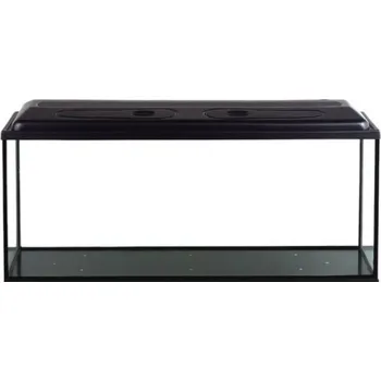 Akvárium Akvarium s osvětlením DIVERSA 240 l rovný černý LED EXPERT bílé 1 trubice