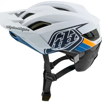 Cyklistická přilba TLD HELMA FLOWLINE SE MIPS BADGE LIGHT GRAY / CHARCOAL (11056803) XS-S