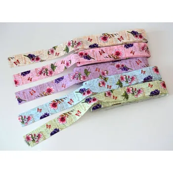 Stuha Saténová stuha Butterfly 2,5 cm MODRÁ