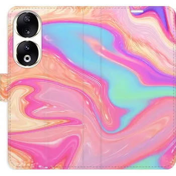 Pouzdro na mobilní telefon Flipové pouzdro iSaprio - Abstract Paint 07 - Honor 90 5G