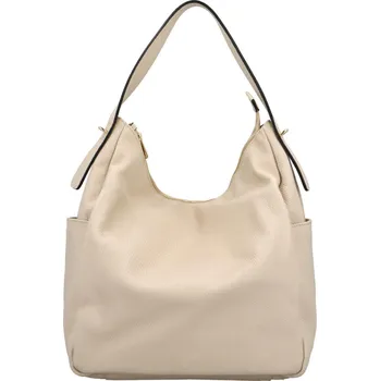 Kabelka Dámská kožená kabelka na rameno béžová - Delami Lilou béžová