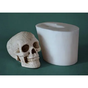 Silikonová forma - Lebka střední 70 x 115 x 95 mm