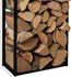 Dřevník COOK-KING Cornel zásobník na dřevo 40 x 20 x 120 cm černý