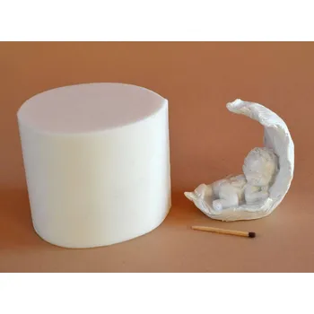 Silikonová forma - Andílek na peříčku 2 - 70 x 45 x 75 mm