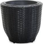 Vikio Kulatý květináč z ratanu T52