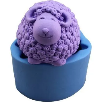 Silikonová forma - Ovečka 3D - 45 x 50 x 75 mm
