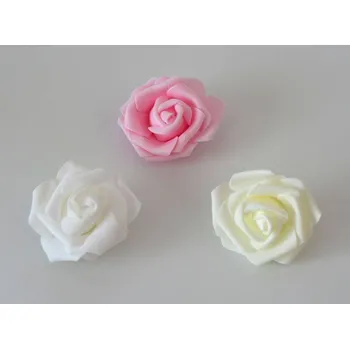 umělá květina Pěnová růže velká 1 ks RŮŽOVÁ