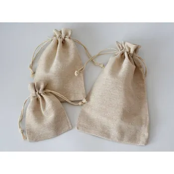 Dárková taška Lněné pytlíky 12 x 17 cm