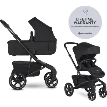 Kočárek EASYWALKER Kočárek kombinovaný Jimmey 2v1 Pepper Black LITE RWS (VP-F184443)