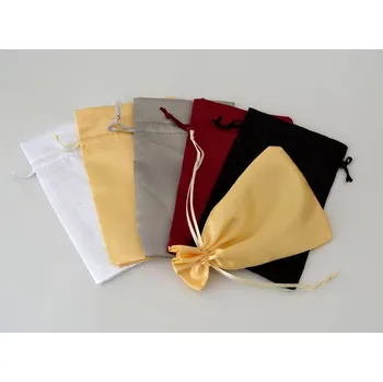 Dárková taška Dárkový saténový pytlík 11 x 17 cm ZLATÝ