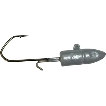 Rybářský háček JIGOVÁ RYBÍ HLAVA TORPEDO 35G-STŘÍBRNÁ 5KS