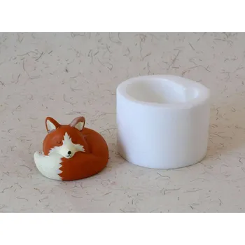 Silikonová forma - Lištička prům. 68 x 50 mm