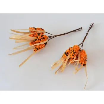 umělá květina Kukuřice na drátku 6 ks