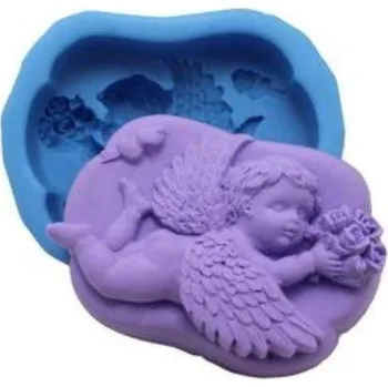 Silikonová forma - mýdlo andělíček 80 x 56 x 28 mm