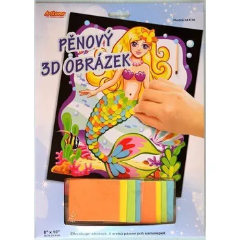 Pěnový obrázek - Mořská panna