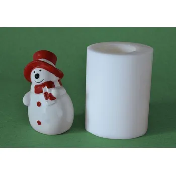 Silikonová forma - Sněhuláček 50 x 50 x 80 mm