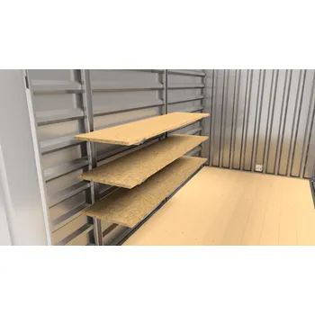 Popelnice HTI OSB dřevěná police 2000 mm