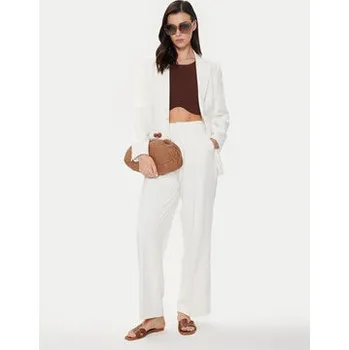 Pánské kalhoty United Colors Of Benetton Kalhoty z materiálu 4KCMDF06H Écru Relaxed Fit 38