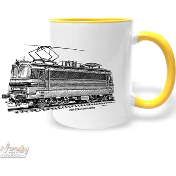 Hrnek - LAMINÁTKA 230 024 Barva: Žlutá