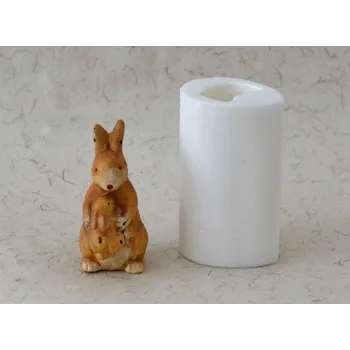 Silikonová forma - Zajíčci 2 - 45 x 60 x 95 mm