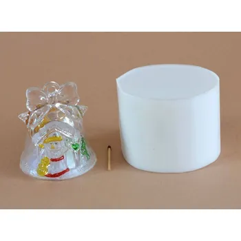 Silikonová forma - Zvonek vánoční 65 x 65 x 80 mm