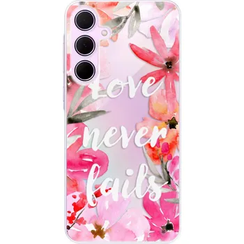 Pouzdro na mobilní telefon Odolné silikonové pouzdro iSaprio - Love Never Fails - Samsung Galaxy A35 5G