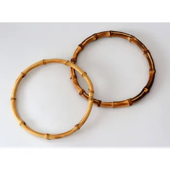 Galanterie Bambusové kruhy/ucha na lapače - prům. 15 cm TMAVÉ