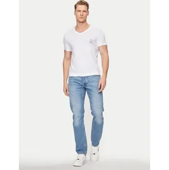 Pánské tričko Versace T-Shirt AUU01004 Bílá Regular Fit S