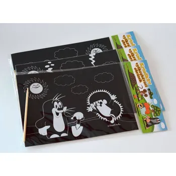 Hračka Vyškrabovací obrázek - KRTEČEK G