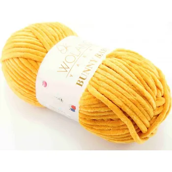 Příze Bunny Baby - tmavá slunečnicově žlutá 100 - 37