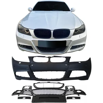 Nárazník JOM přední nárazník pro BMW řada 3 E90 Facelift/E91 Facelift, vč. výřezů pro park. senzory a ostřikovače světlometů, r.v. 2008-2011