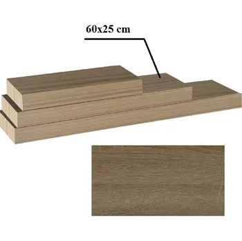 Koupelnový nábytek Kondela Police, dub troufáte, 60x25, GANA FY 11044-3 60