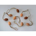 Dekorační vajíčka s provázkem 9 ks