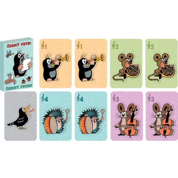 černý petr Rappa Karty Černý Petr Krtek hudebníci