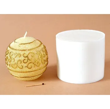 Silikonová forma - Koule ozdobná prům. 95 x 100 mm