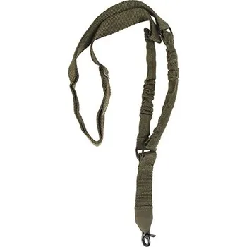 Příslušenství pro sportovní střelbu Popruh taktický zbraňový 1-bodový BUNGEE ZELENÝ