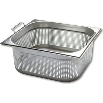 Plech na pečení Gastronádoba Profi děrovaná s úchyty GN 1/2 150 mm