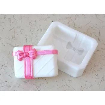 Silikonová forma - mýdlo Dárek 80 x 60 x 28 mm