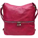 Velký vínový / bordó kabelko-batoh 2v1 s praktickou kapsou Lilly