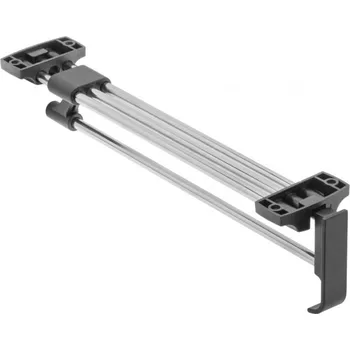 Věšák Věšák výsuvný velký l-300 upevnění plast (chrom)