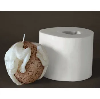 Forma na odlévání Silikonová forma - koule Jaguár prům. 95 mm