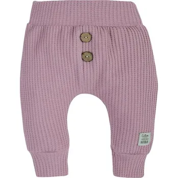 Kojenecké oblečení Makoma Waffel tepláčky PINK - 62