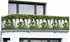 balkonová zástěna Maximex Ivy Fence balkonový kryt vícebarevný 0,85 x 5 m