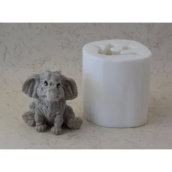 Silikonová forma - Slon 4 - 90 x 75 x 90 mm