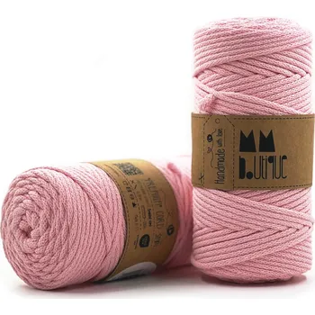 Příze MMboutique bavlněná šňůra Premium 3mm Baby pink